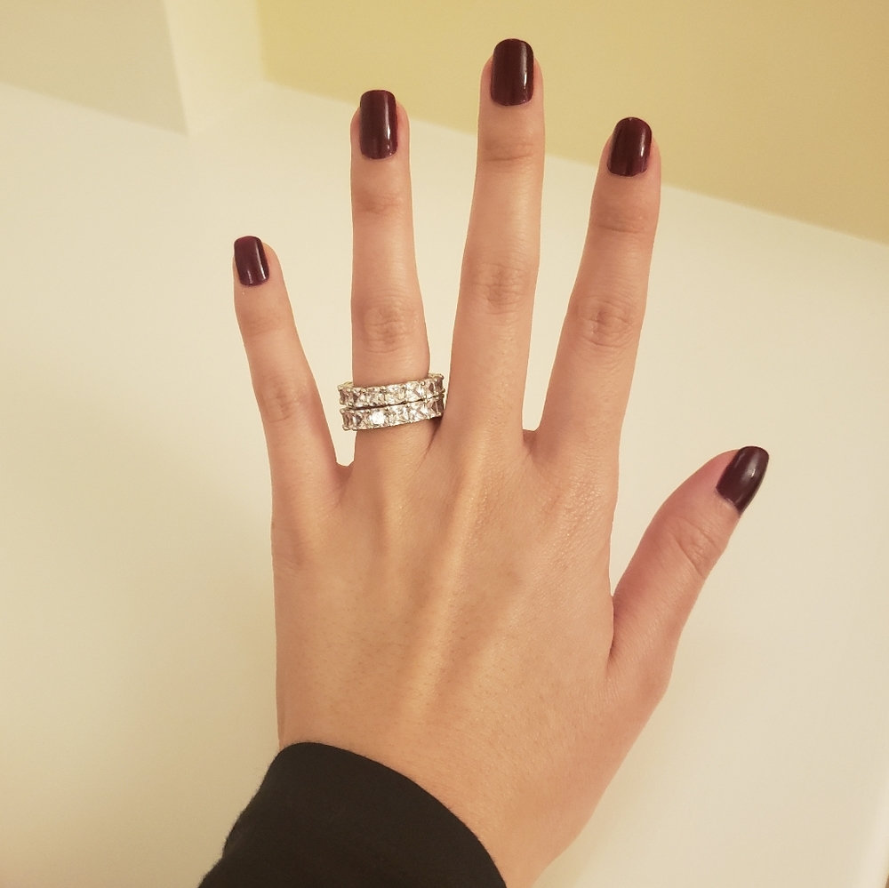 NEW Eternity Ring - CZ size 5